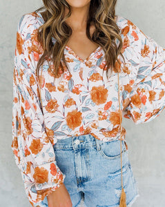 Orange Floral