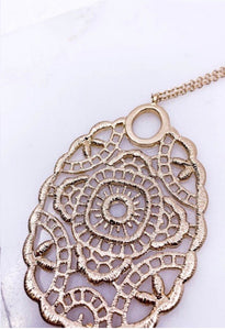 Filigree Pendant Necklace