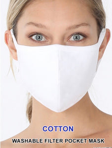 Washable Cotton Face Masks