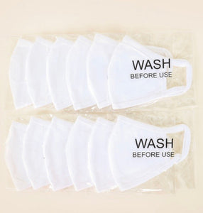 Washable Cotton Face Masks