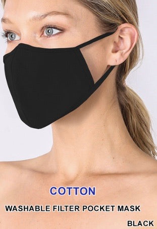 Washable Cotton Face Masks